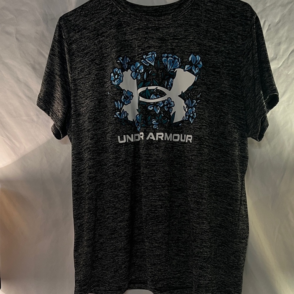 Under Armour Black and Blue Graphic Tee
